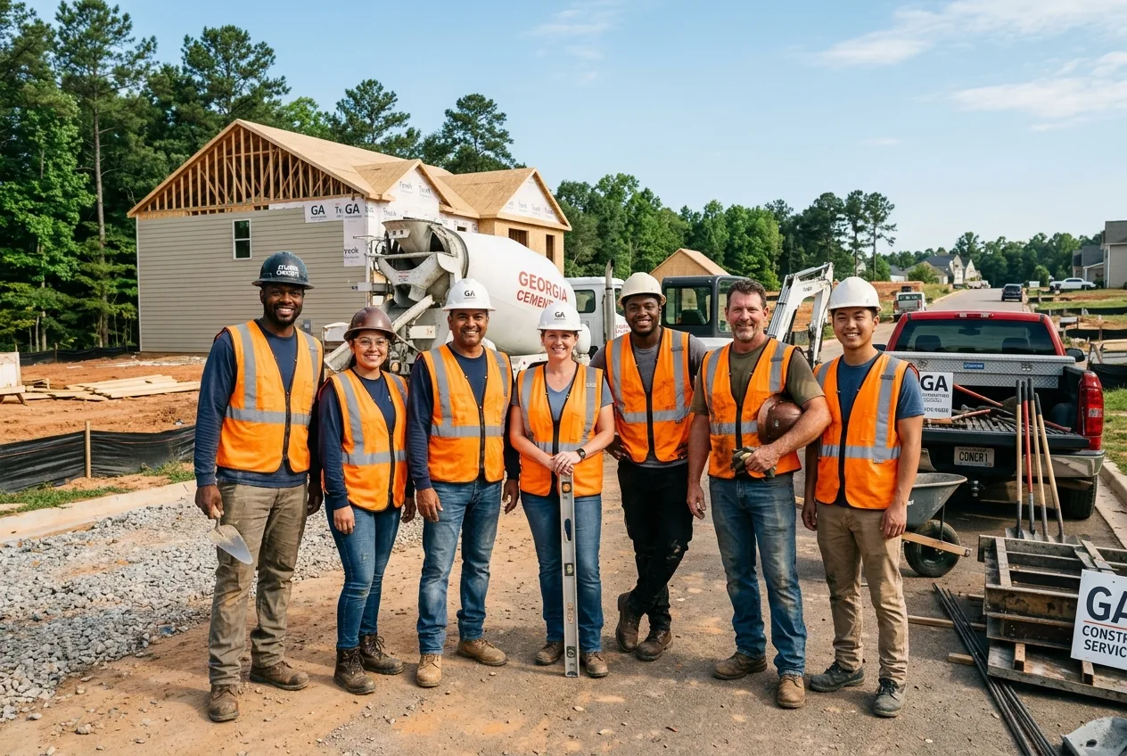Holly Springs Concrete professional team — Concrete Holly Springs GA